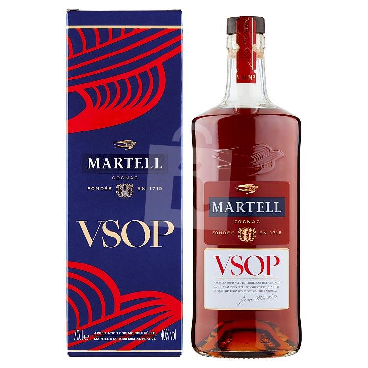 Cognac V.S.O.P. aged in red barrels 40% 0,7l darčekové balenie MARTELL
