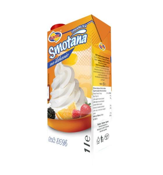 Smotana na šľahanie trvanlivá 30% 1l Tami