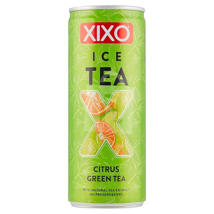 Ľadový čaj zelený citrus 250ml plech XIXO