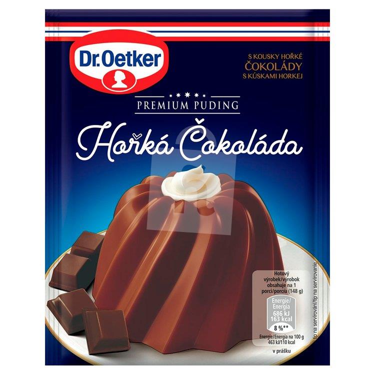 Puding Premium horká čokoláda 52g Dr. Oetker