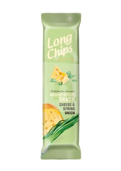 Snack dlhé zemiakové lupienky Cheese a spring onion 75g Long Chips