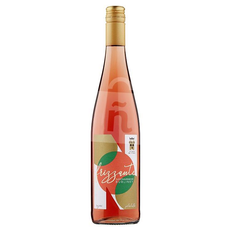Frizzante Svätovavrinecké rose akostné perlivé víno ružové polosladké 0,75l Víno Nitra