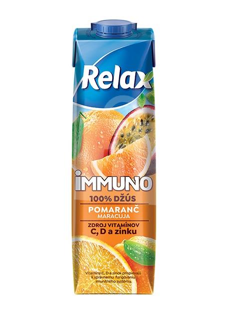 Džús Immuno 100% Pomaranč, maraguja 1l Relax