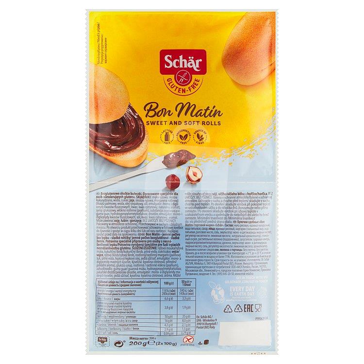 Žemle sladké Bon Matín jemné pečivo bezgluténové 2x100g / 200g Schär