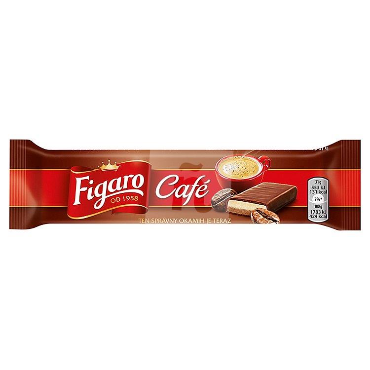Tyčinka čokoládová Café s kávovou príchuťou 31g Figaro