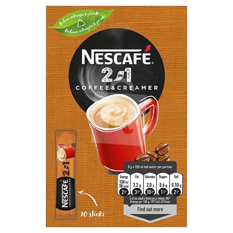 Káva instantná 2in1 10x8g / 80g Nescafé