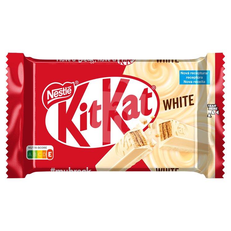 Oblátka KitKat 4 fingers White v bielej čokoláde 41,5g Nestlé