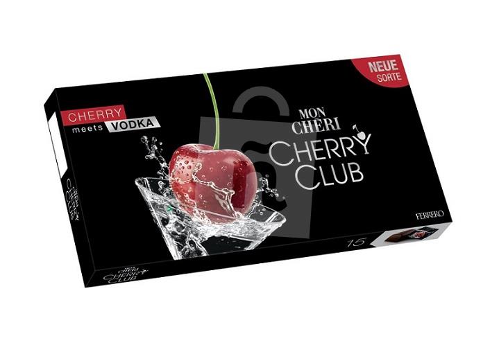 Dezert Cherry club Vodka čokoládové pralinky plnené celou čerešňou vo vodke 157,5g Limited edition Mon Chéri