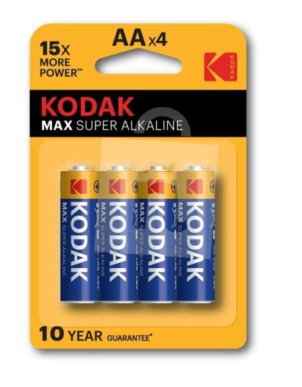 Batérie Max alkalické mignon AA / R06 1,5V 4ks Kodak