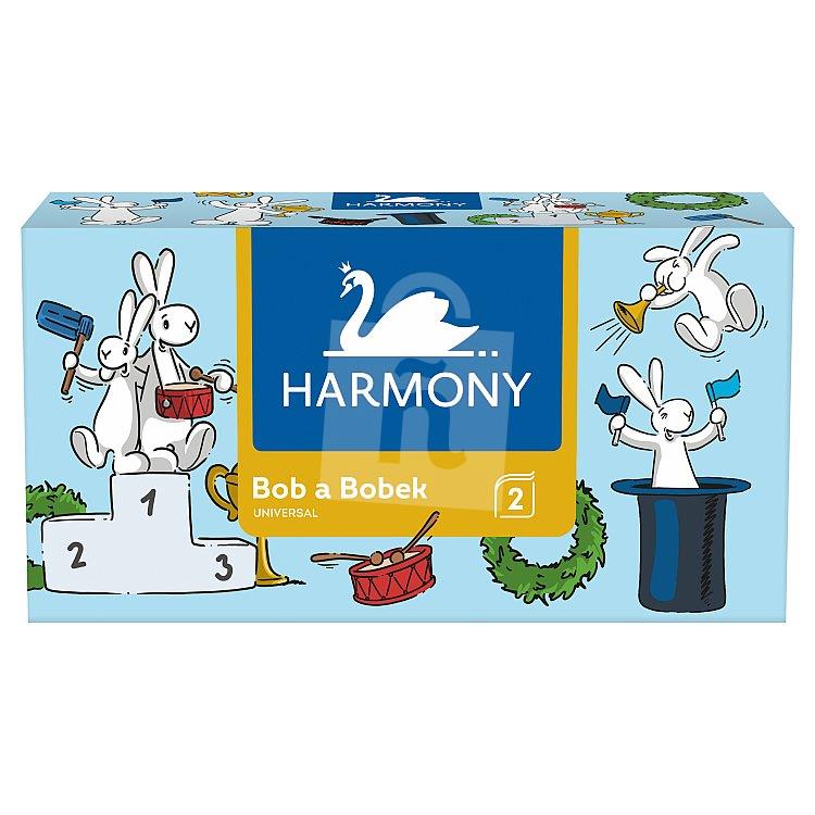 Kozmetické utierky 2-vrstvové 150ks box Harmony