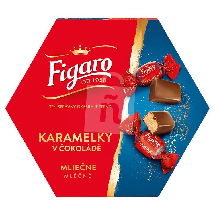 Dezert Karamelky v čokoláde mliečne 238g Figaro