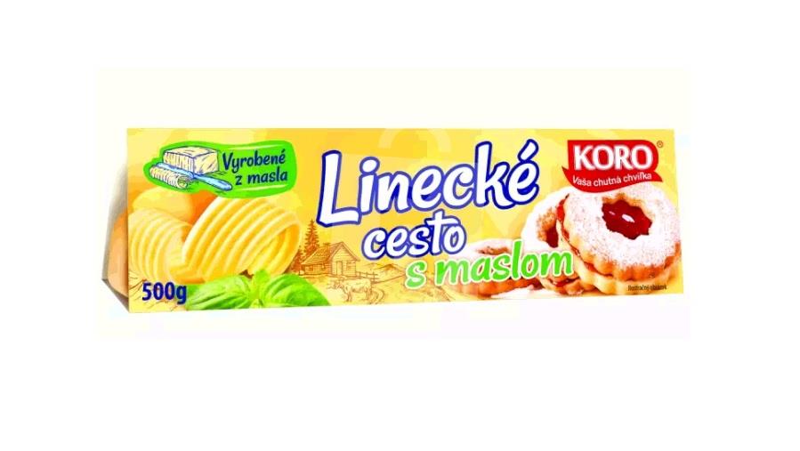 Cesto Linecké s maslom balené 500g Koro