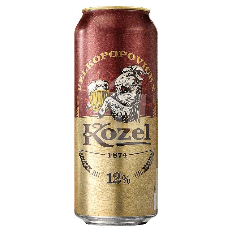 Pivo ležiak nefiltrovaný svetlý 12% 500ml Velkopopovický Kozel