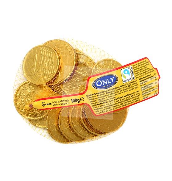 Mince čokoládové Zlaté sieťka 100g Only