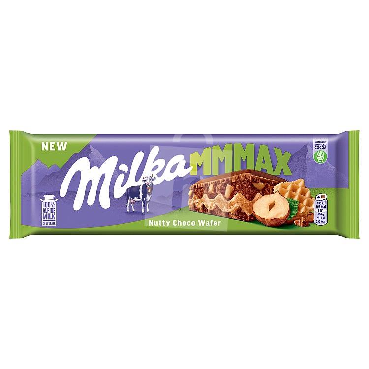 Čokoláda mliečna Mmmax Nutty Choco Wafer 270g Milka