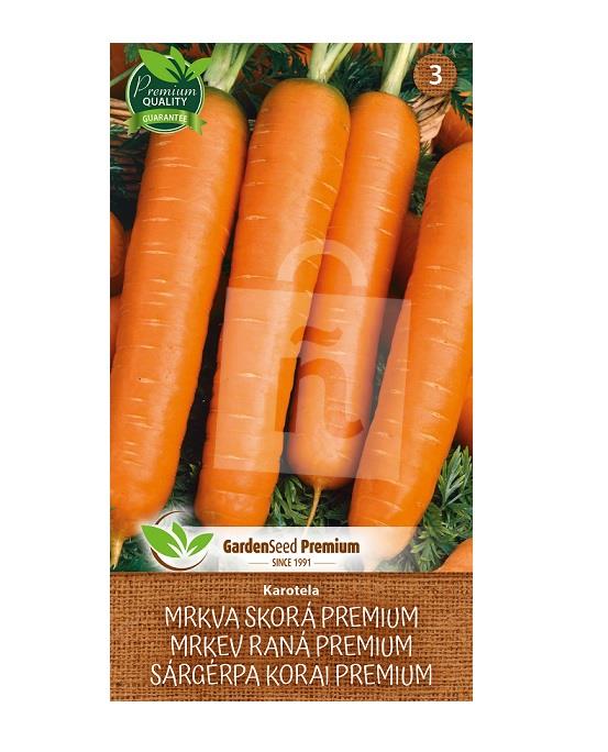 Semená mrkva skorá Premium Karotela 3g GardenSeed Premium