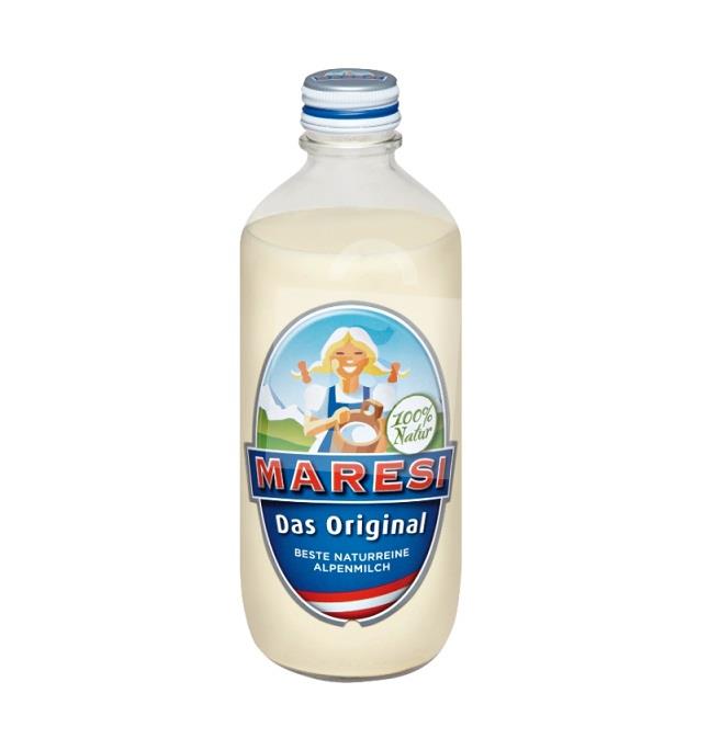 Mlieko zahustené original nesladené sterilizované 500ml Maresi