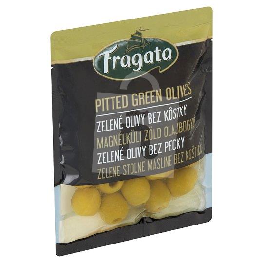 Zelené olivy bez kôstky v slanom náleve 160g Fragata