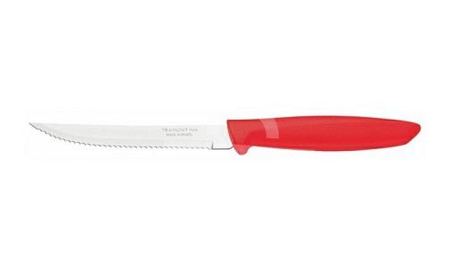 Nôž steakový Plenus 12,5cm - červený TRAMONTINA