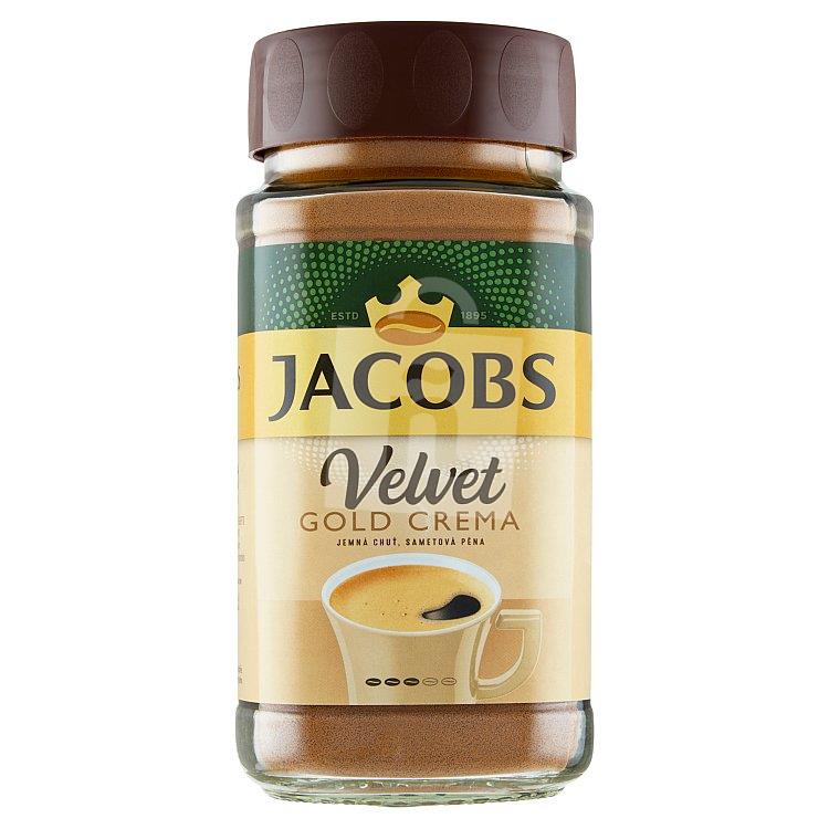 Káva rozpustná - instant Velvet Gold Crema 180g Jacobs