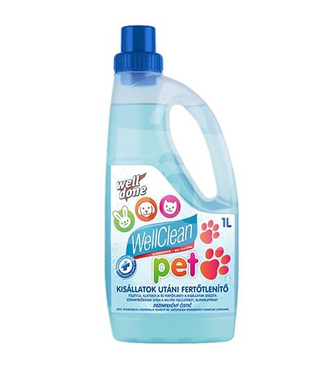 Dezinfekčný prostriedok Well Clean PET - bez chlóru 1l Well  Done