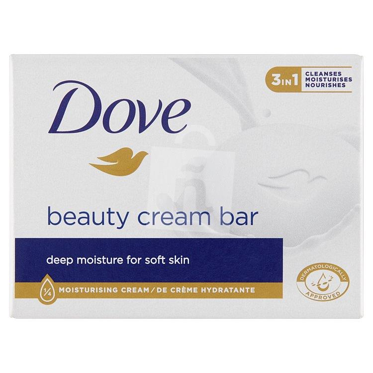 Tuhé mydlo krémové 3in1 Beauty cream Original 3in1 deep moisture 90g Dove