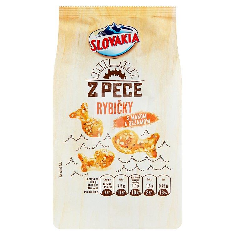 Krekery z Pece Rybičky s makom a sezamom 85g Slovakia