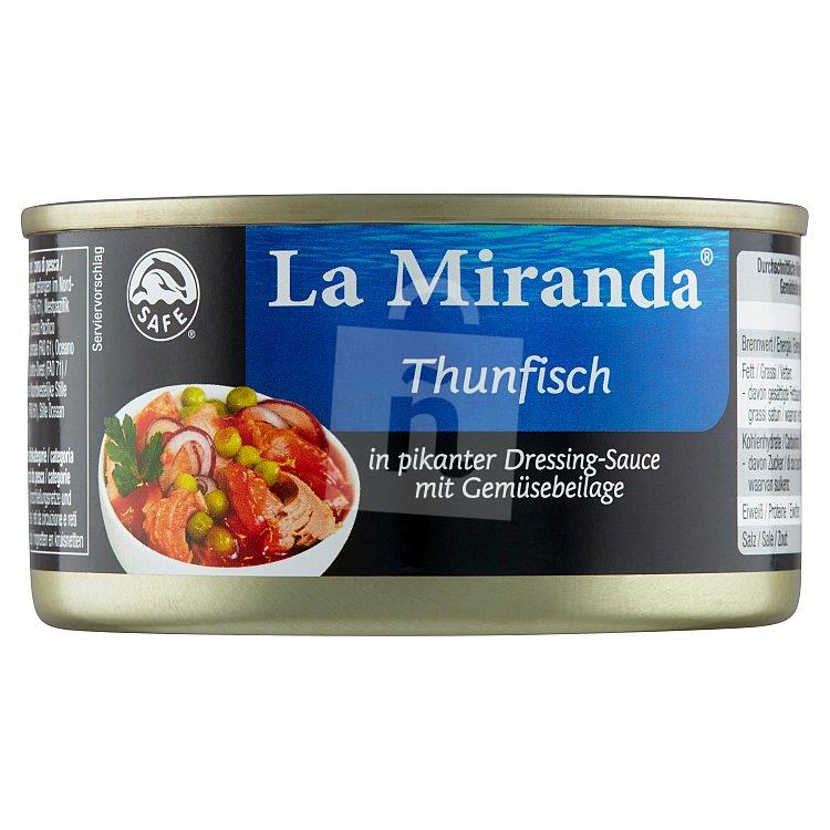 Tuniak kúsky v paradajkovej omáčke so zeleninou 185g LA MIRANDA
