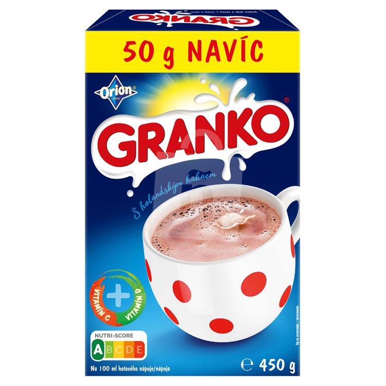 Instantný kakaový nápoj Granko 400g + 50g naviac / 450g Orion