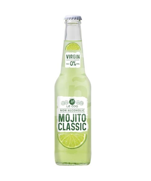 Nápoj nealkoholický aromatizovaný sýtený Koktail Virgin Mojito classic 0% 330ml LeCOQ 