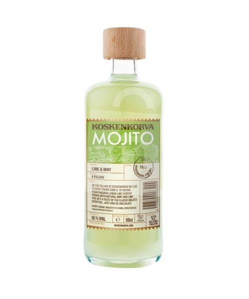 Likér Mojito lime & mint 15% 0,5l KOSKENKORVA