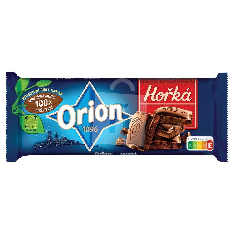 Čokoláda horká čokoláda s intenzívnou chuťou kakaa 90g Orion