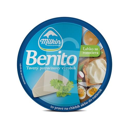 Syr tavený roztierateľný Benito 120g Milkin