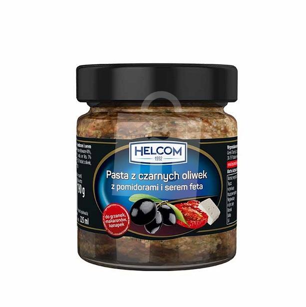 Pasta z čiernych olív so sušenými paradajkami a syrom feta 225ml / 195g HELCOM