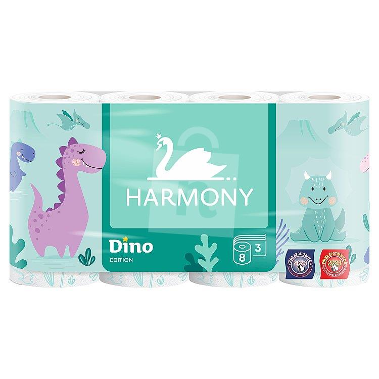 Toaletný papier Dino Edition 3-vrstový 8ks Harmony