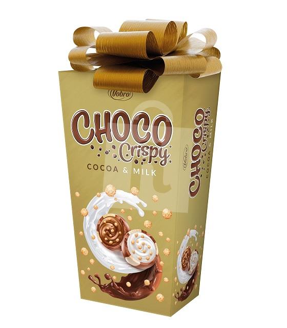 Dezert Choco Crispy cocoa & milk 180g Vobro