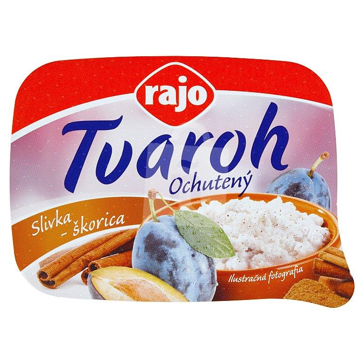 Tvaroh ochutený slivka - škorica 250g Rajo