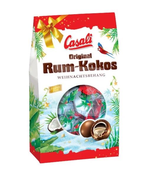 Cukríky dražé Weihnachtsbehang Original rum-kokos 200g Casali