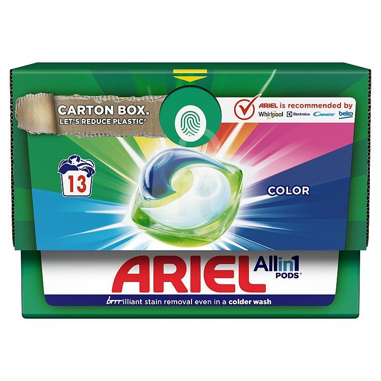Gélové kapsule na pranie All In 1 Pods Color 13 praní 400g Ariel