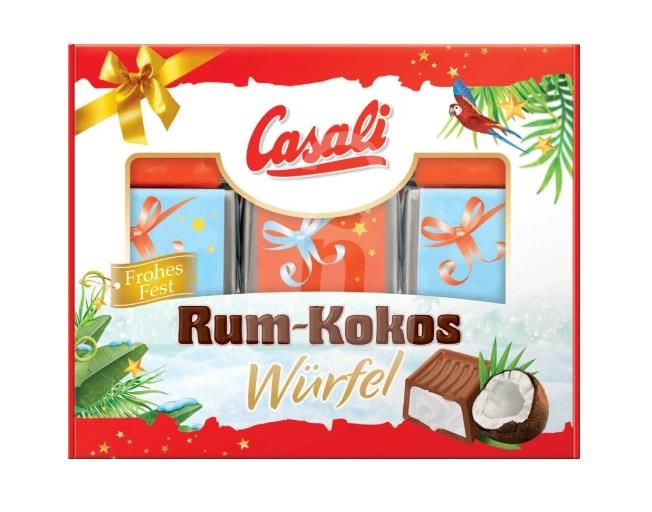 Cukrovinka Winter Rum-Kokos Würfel 115g Casali