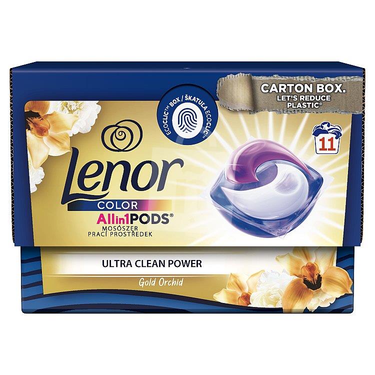 Gélové kapsule na pranie all in1 pods Gold Orchid 11praní Lenor