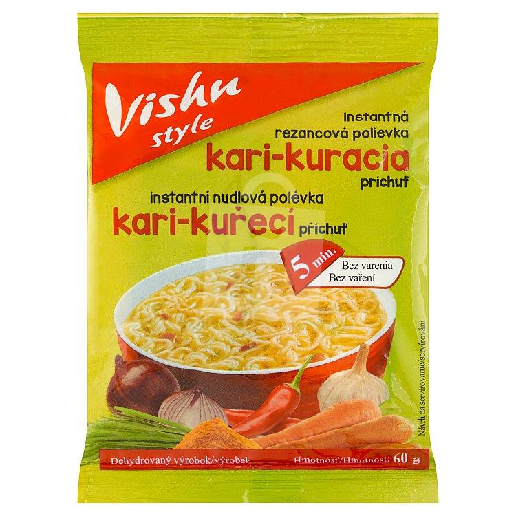 Instantná rezancová polievka s kari-kuracia príchuťou 60g Vishu style