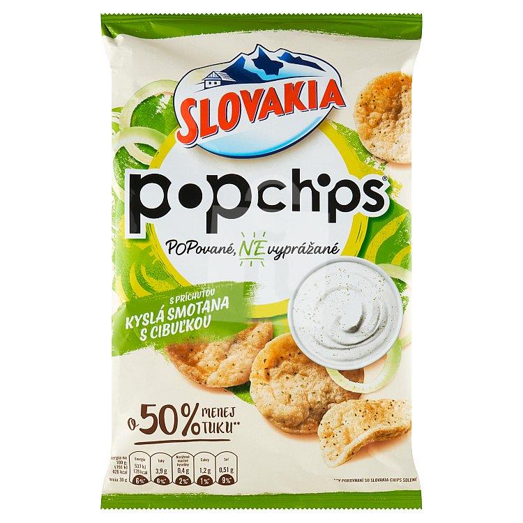 Snack zemiakový PopChips kyslá smotana s cibuľkou 65g Slovakia