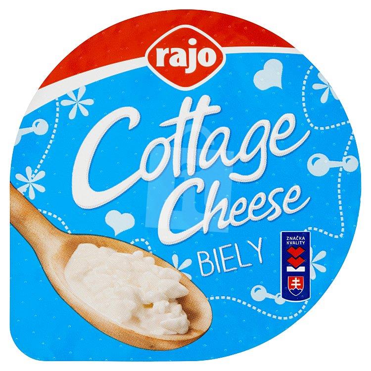 Syr mäkký čerstvý Cottage cheese biely 180g Rajo