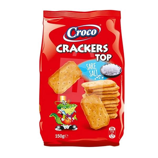 Krekry Crackers Top soľ 150g Croco