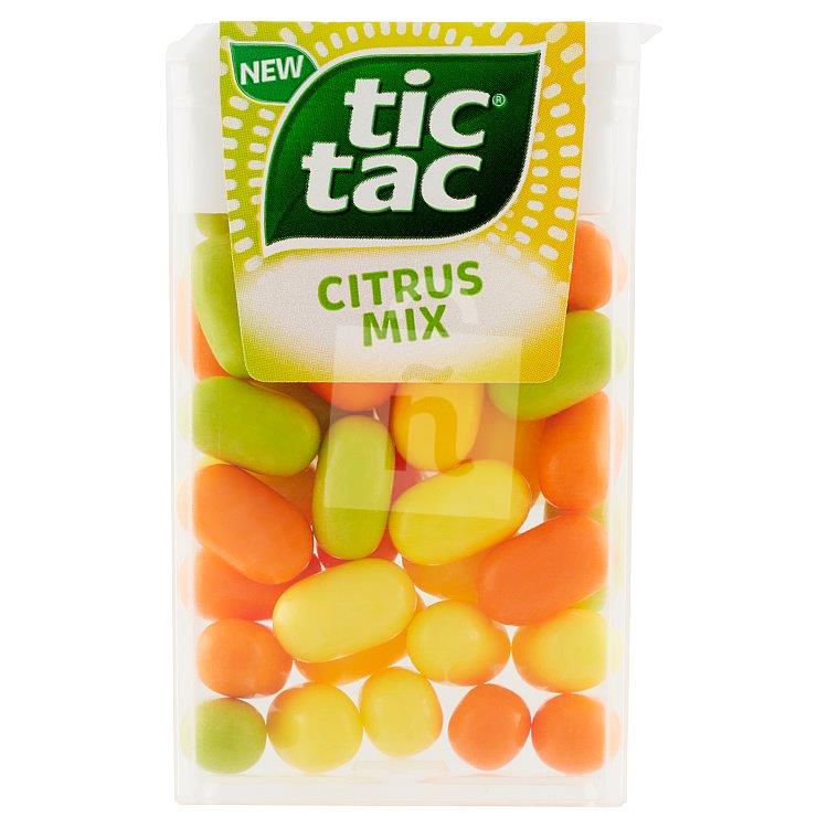 Cukríky dražé Citrus mix 18g Tic Tac