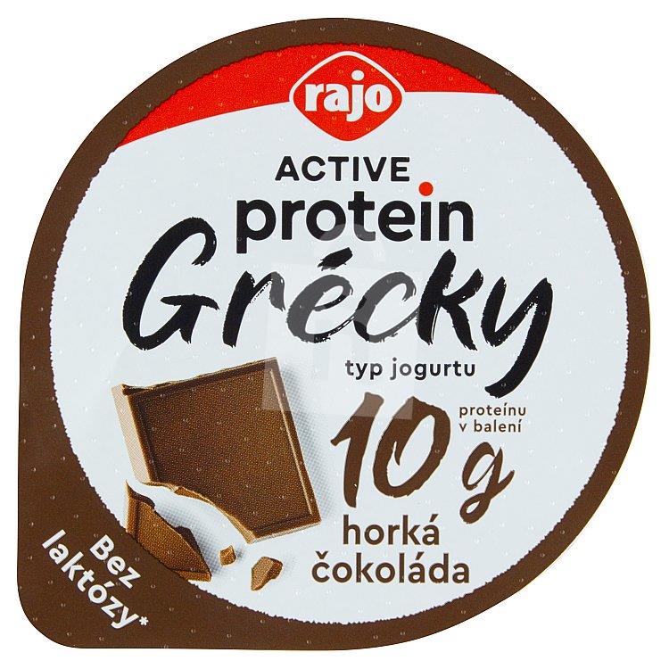 Jogurt Grécky čokoláda bez laktózy 150g Rajo Active Protein