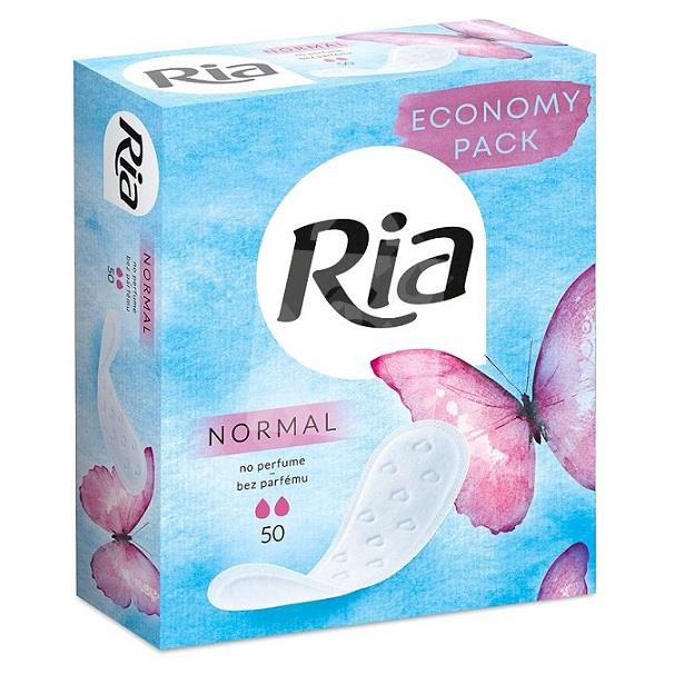 Hygienické slipové vložky economy pack bez parfému normal 50ks Ria