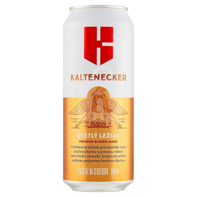 Pivo Premium Slovak Lager svetlý ležiak 500ml KALTENECKER
