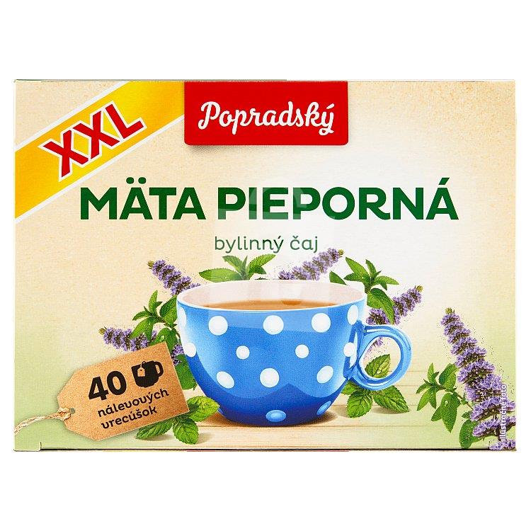 Čaj bylinný mäta pieporná XXL 40x1,5g / 60g Popradský